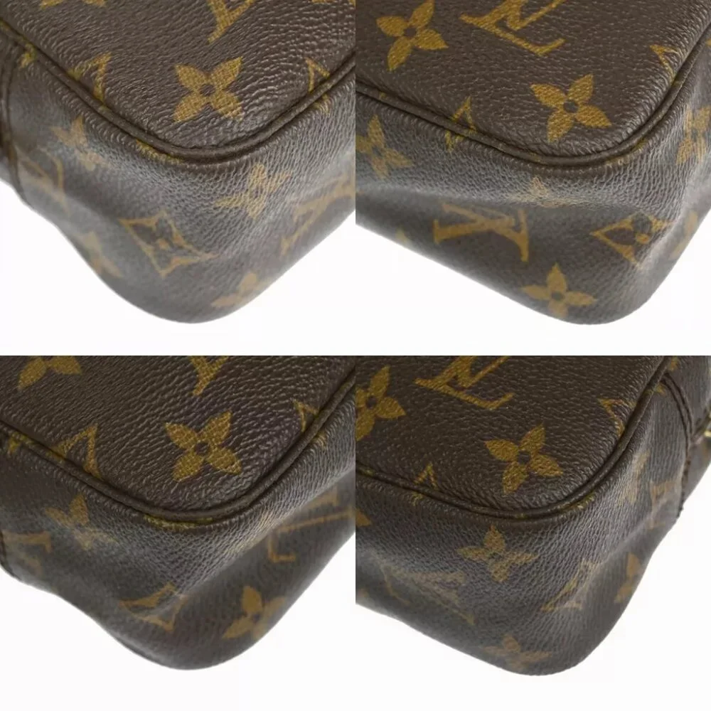 LOUIS VUITTON Trousse Toilette 23 Clutch Hand Bag Monogram Brown M47524 31YE048